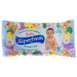 Салфетки влажные, Superfresh (Суперфреш) №15 детские