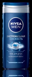 Гель для душа для мужчин, Nivea (Нивея) 250 мл арт. 80702 экстремальная свежесть