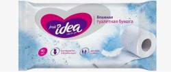 Туалетная бумага влажная, Fresh idea (Фреш идея) 40 шт для всей семьи растворяющаяся