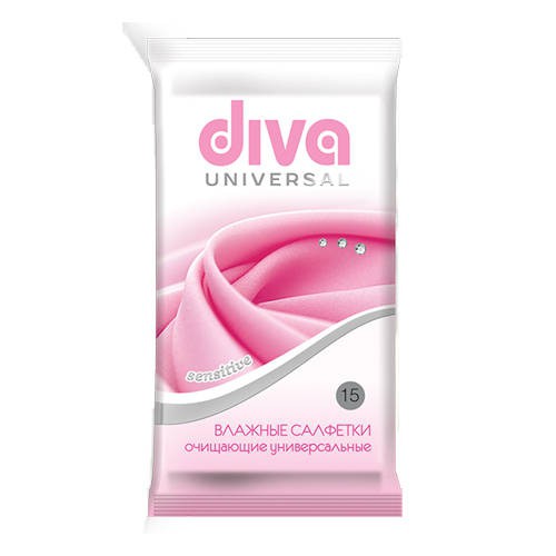 Diva universal. Влажные салфетки дива. Влажные очищающие салфетки. Салфетки влажные дива Universal Mini очищающие универсальные №15 (7695). Diva салфетки для интимной гигиены.