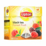 Чай черный, Lipton (Липтон) 1.8 г №20 Форест фрут лесные ягоды ароматизированный с кусочками ягод пирамидки